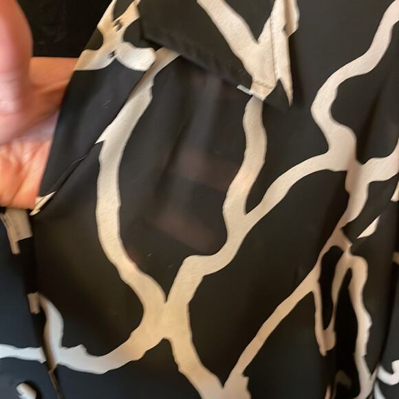 Vintage Petite Sophisticate sheer button tunic - Picture 5 of 9